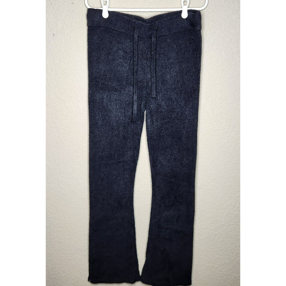 Barefoot Dreams CozyChic Lite Knit Bootcut Lounge Pants, Black Size Medium
